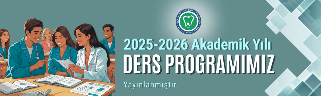 2025-2026 Akademik Yılı Ders Programları Yayınlandı