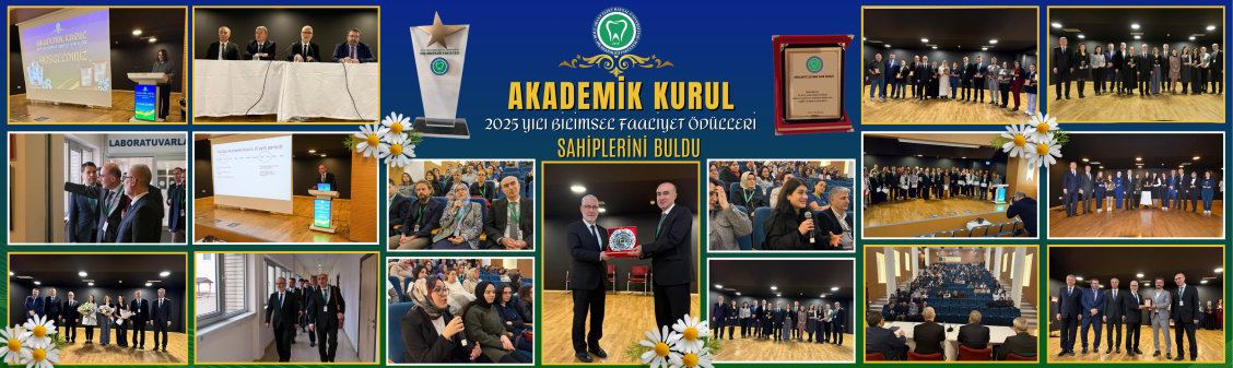 Akademik Kurul Bilimsel Faaliyetler Ödül Törenimizi Gerçekleştirdik