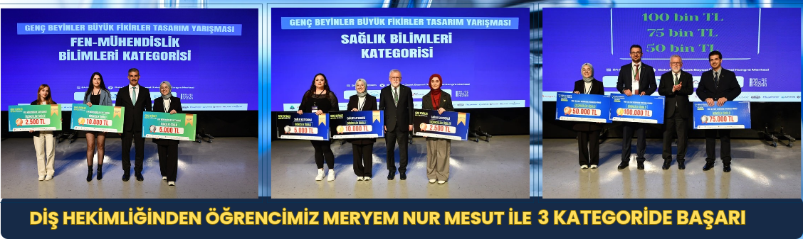 Genç Beyinler Büyük Fikirler Yarışmasında Diş Hekimliği