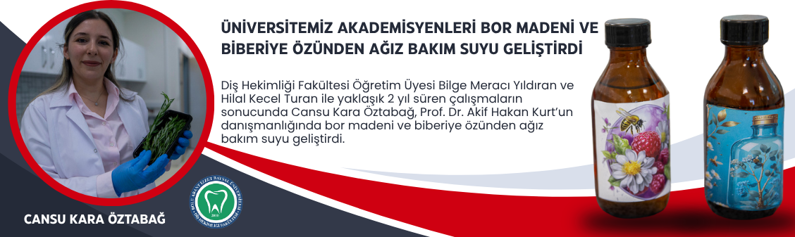 Üniversitemiz Akademisyenleri Ağız Bakım Suyu Geliştirdi