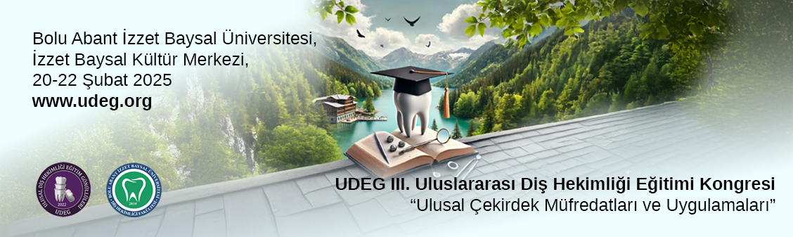 UDEG III. Uluslararası Diş Hekimliği Eğitim Kongresi www.udeg.org