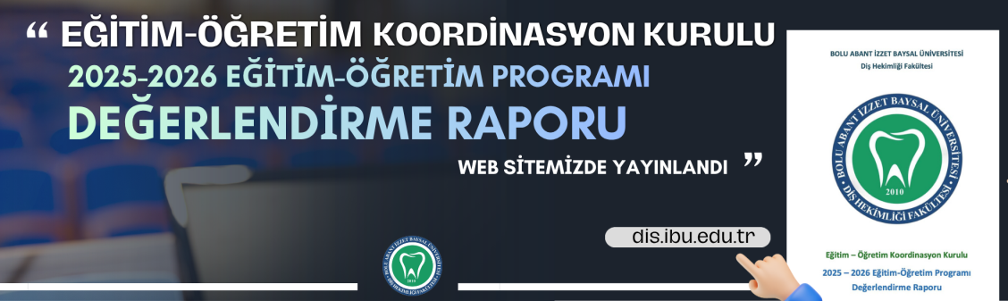 2025-2026 Eğitim-Öğretim Değerlendirme Raporu için Tıklayınız