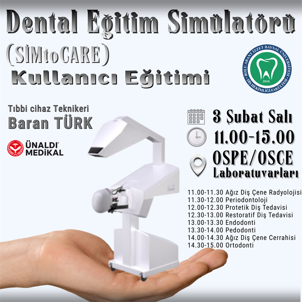 Dental Eğitim Simülatörü (SİMtoCARE) Kullanıcı Eğitimi | DİŞ HEKİMLİĞİ ...